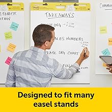 Designed to fit many easel stands